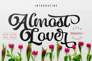 Almost Lover: A Bold, Bouncy Script Font for Romantic Branding
