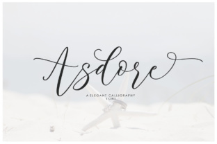 Asdore: Elegant Script Font for Creative Projects