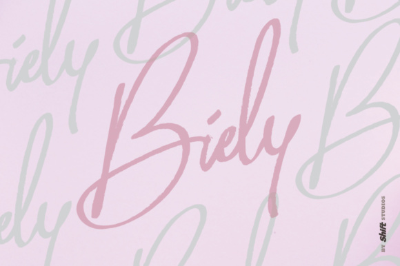 Biely: A Script Font for Real-World Design
