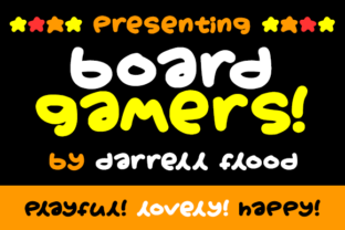 Boardgamers Font: A Playful Sans Serif for Handmade Labels & Printables