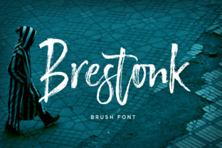 Brestonk: A Warm, Textured Script Font for Real Small Business Branding