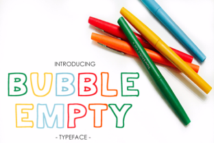 Bubble Empty: A Fresh Font for Bold Campaigns