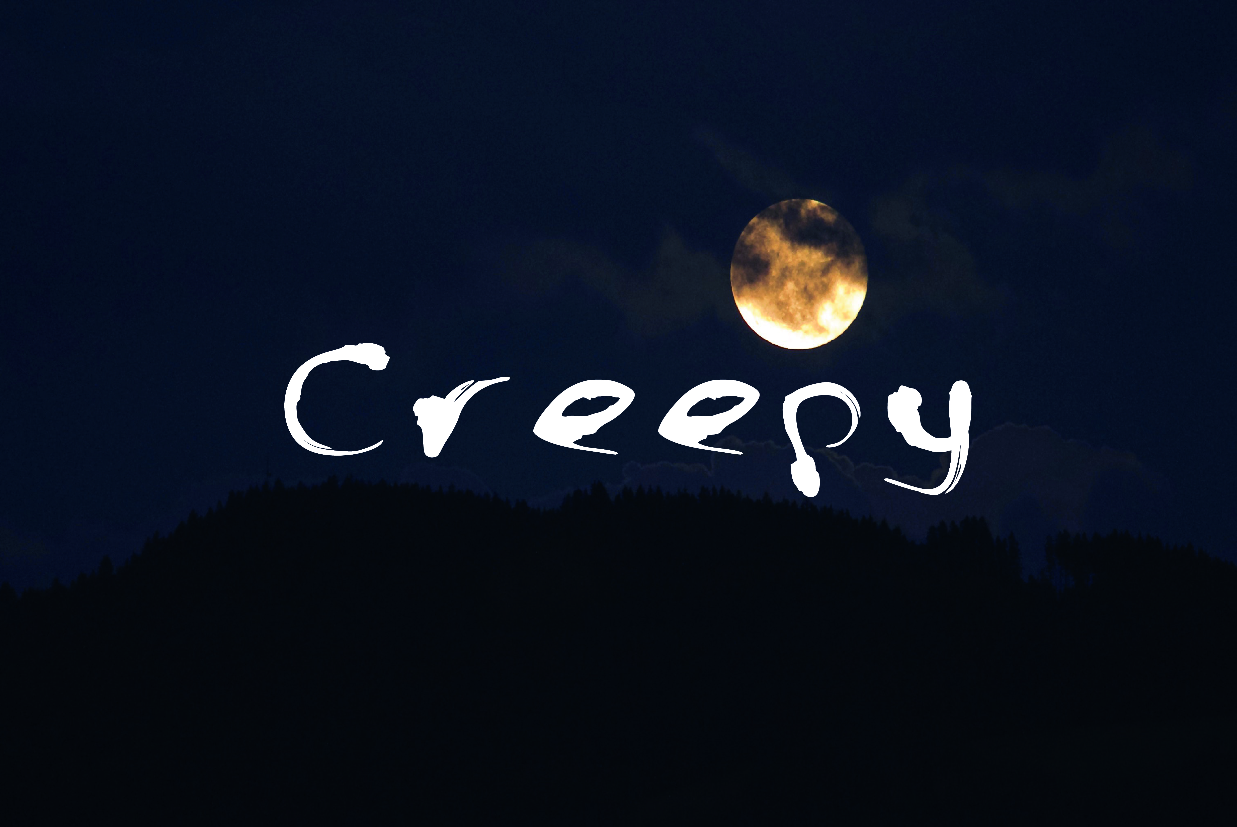 Creepy Font: A Script Handwritten Typeface for Bold Digital Moments