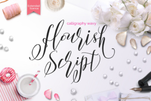 Flourish Font: Elegant Script for Craft Projects