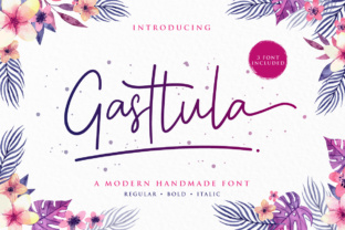 Gasttula: A Modern Handwritten Font