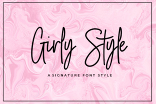 Girly Style: A Handwritten Font That Feels Like Your Best Creative Friend