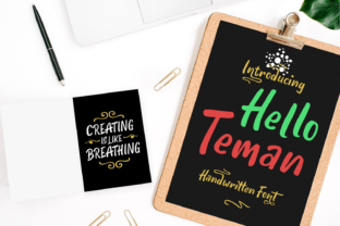 Hello Teman Font Review