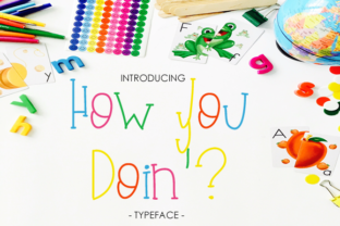 How You Doin: A Light, Lively Script Font for Thoughtful Editorial Moments