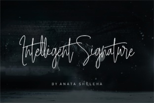 Intelligent Signature: A Premium Script Font That Elevates Real Business Branding