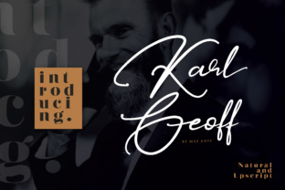 Karl Geoff: A Handwritten Script for Organic Design