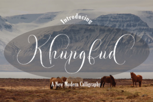Khungfud: A Luxurious Script Font