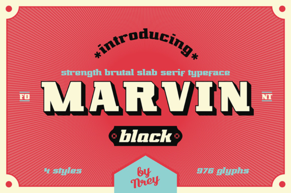 Marvin Black: A Strong Slab Serif Font for Small Business Branding