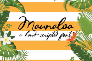 Maunaloa: A Hand-Inked Script Font for Thoughtful Editorial Moments
