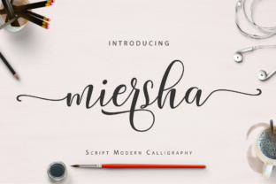 Miersha: A Modern Script Font That Elevates Real Small Business Branding