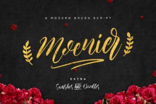 Moenier: A Warm-Hearted Script Font for Authentic Brand Identity