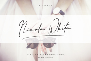 Nicole White: A Refined Script Font for Digital Branding
