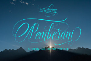 Pemberani: A Thoughtful Script Font for Editorial Warmth