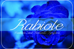 Rabiole: A Modern Script Font for Handmade Labels & Printables