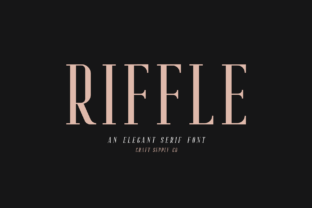 Riffle: A Modern Serif Font for Business