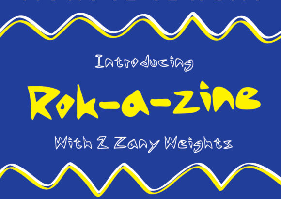 Rok-a-zine: A Gritty, Handwritten Script Font for Bold Digital Branding