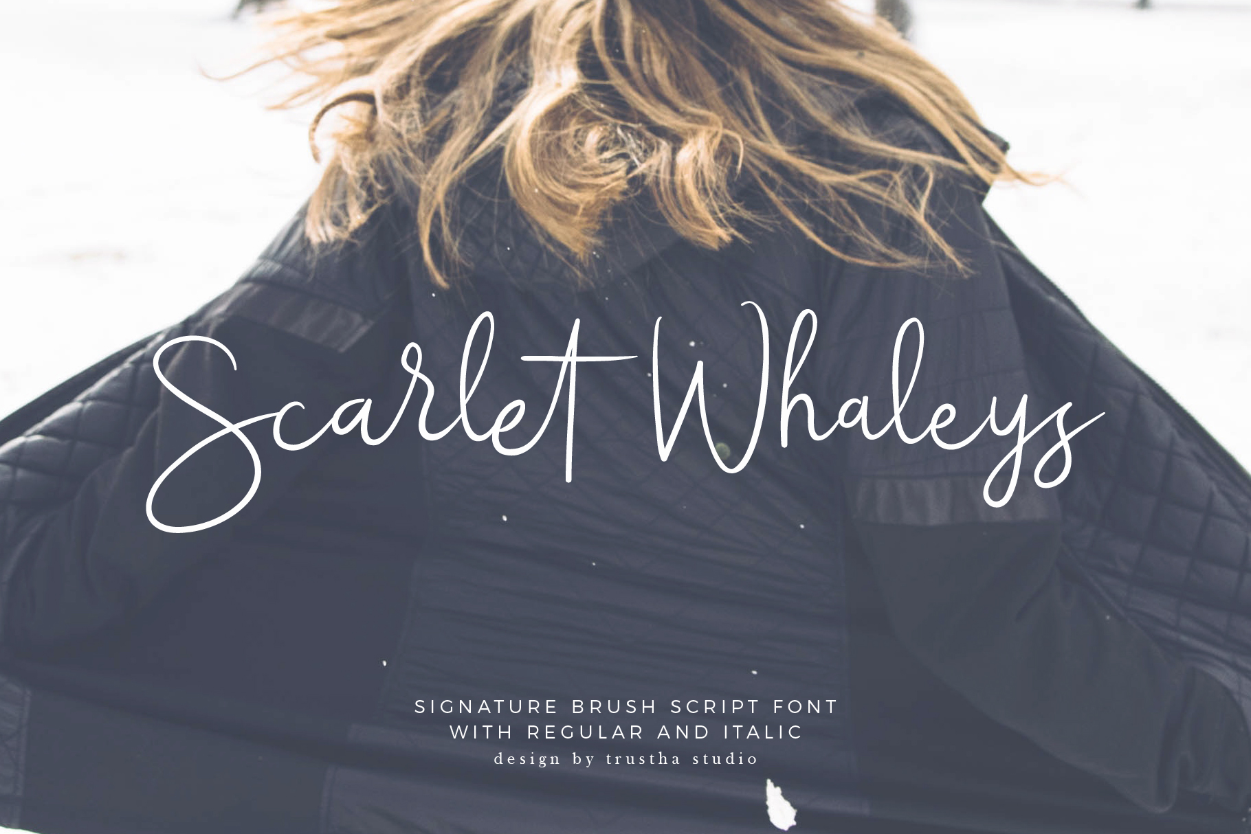 Scarlet Whaleys: A Signature Script Font for Handmade Brands