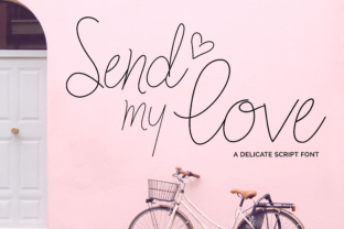 Send My Love Font for Creative Projects
