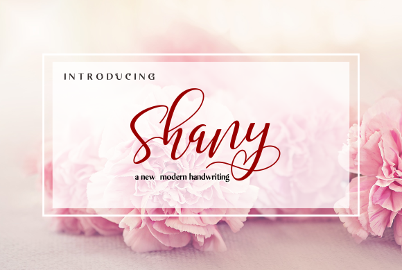 Shany Handwritten Typeface for Crafters & Sellers