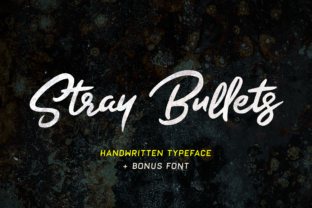 Stray Bullets: A Brush-Driven Handwritten Font for Digital Charm