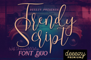 Trendy Font: A Script Handwritten Typeface That Elevates Your Brand