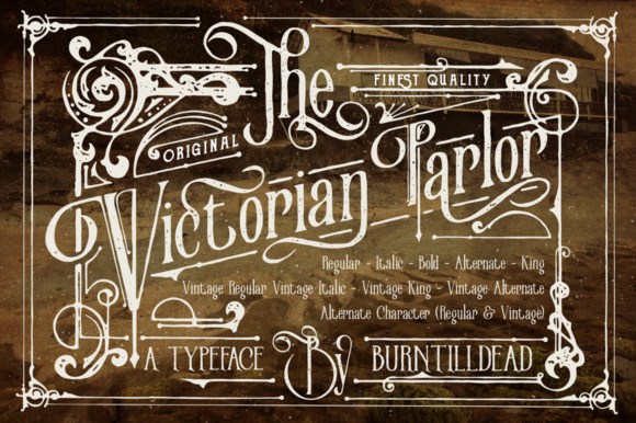 Victorian Parlor: A Serif Display Font for Distinctive Web Identity