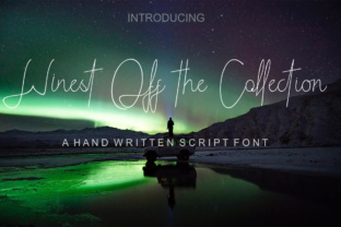 Winest Off the Collection: A Handwritten Script Font for Editorial Warmth