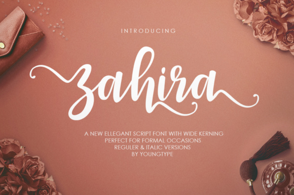 Zahira: A Feminine Font for Professional Branding